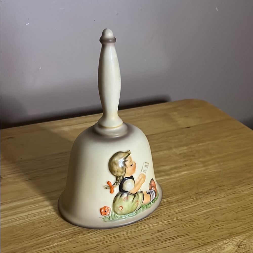 😄Vintage Hummel ceramic bell anniversary